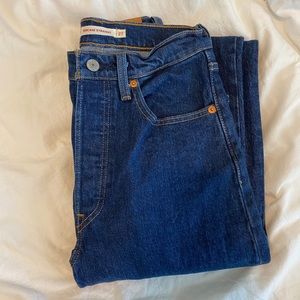 levi’s ribcage straight jeans